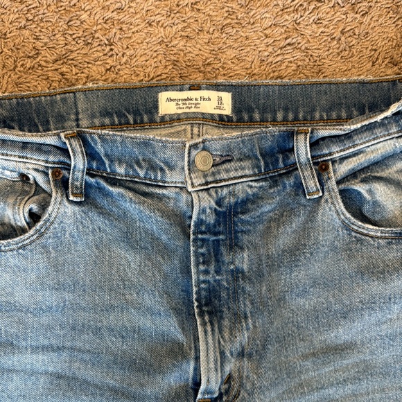 Abercrombie 90’s straight ultra high rise jeans - Picture 2 of 6